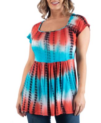 women's plus size tie dye clothing