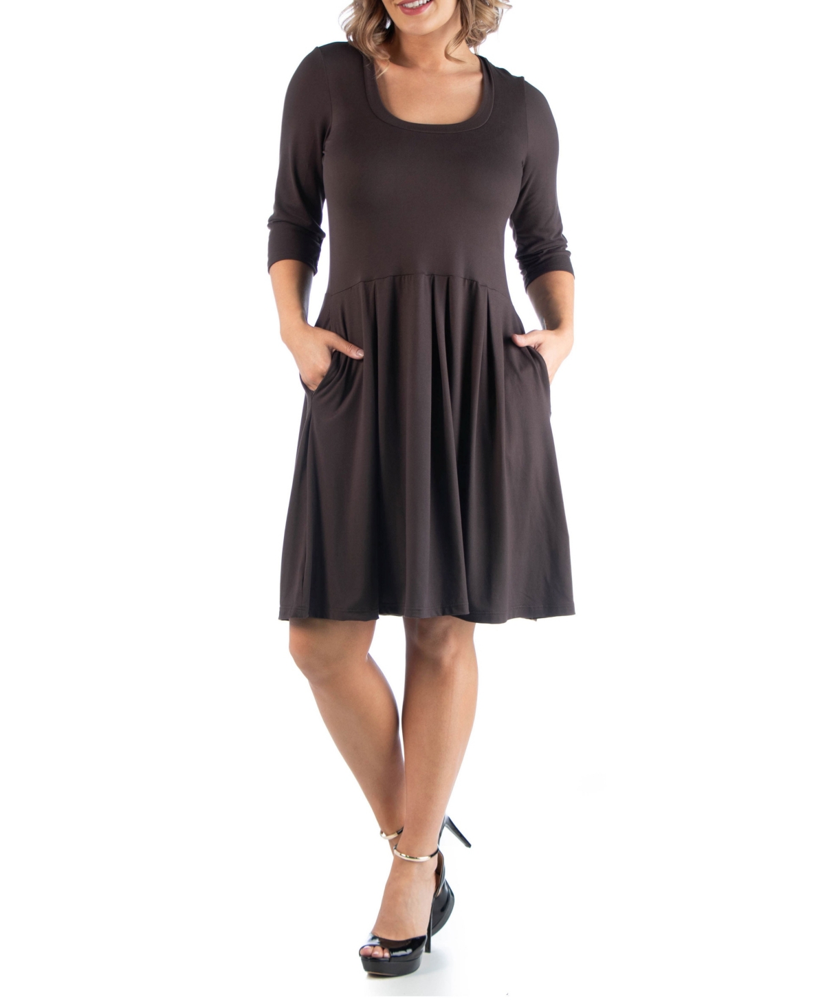 Women's Plus Size Fit and Flare Dress