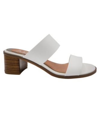 Women's Halo Two-Band Block-Heel Slides