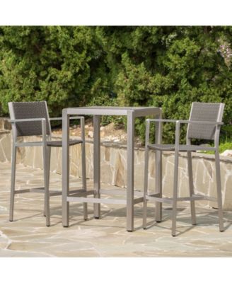 Cape Coral Outdoor 3 Piece Bar Set