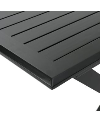 Exuma Outdoor Expandable Cast Rectangular Dining Table