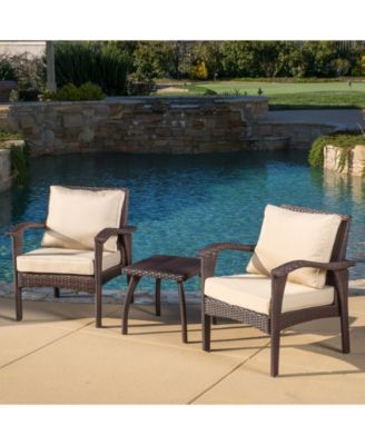Bradley 3 Piece Outdoor Chat Set with Cushions