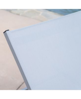 Salton Outdoor Chaise Loungers with Frame, Set of 2