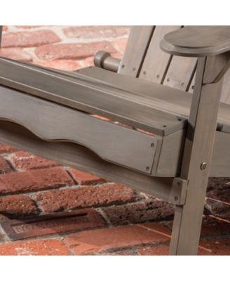 Hanlee Gray Folding Adirondack Chair