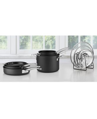 Cuisinart - SmartNest Hard Anodized 11-Pc. Cookware Set