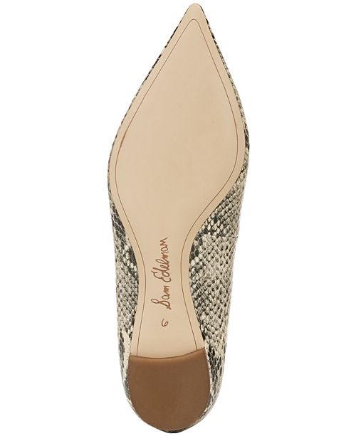 stacey pointed toe flat sam edelman