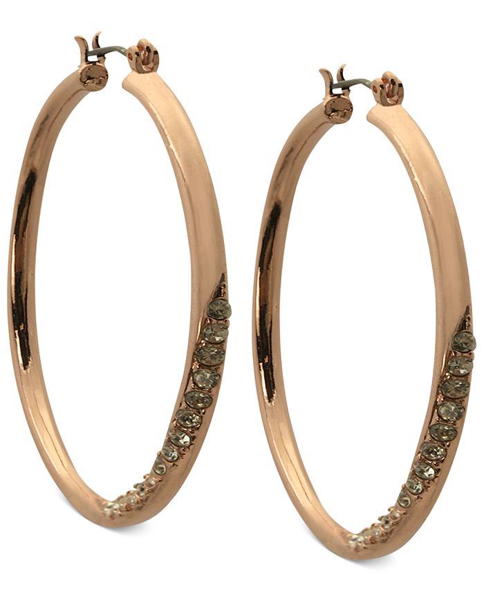 Macy's rose deals gold hoop earrings