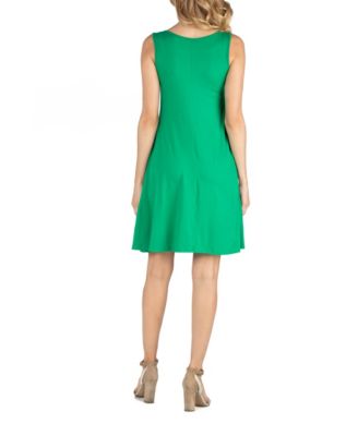 A Line Slim Fit and Flare Maternity Dress