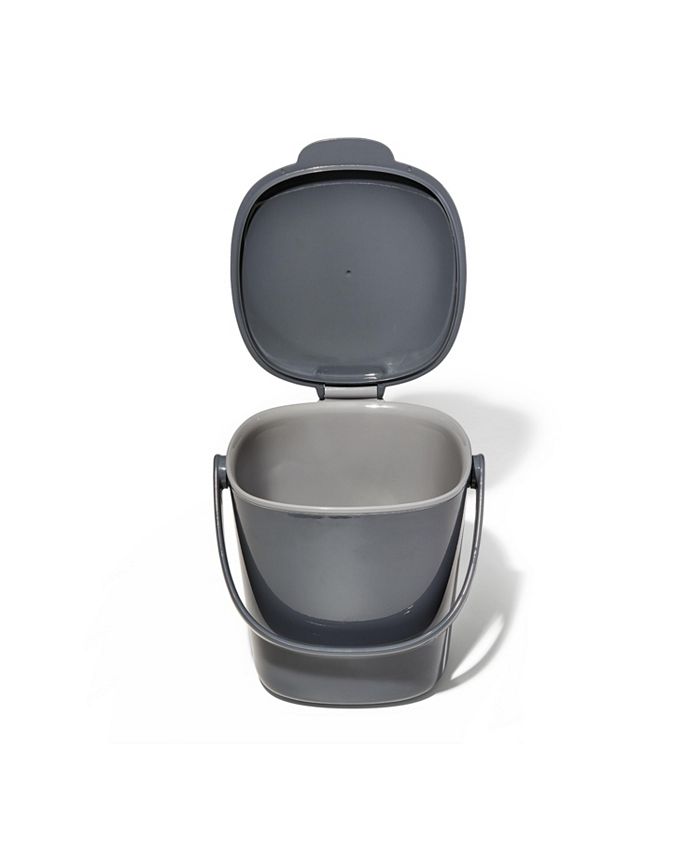 OXO Easy Clean 0.75 Gallon Compost Bin, Charcoal Macy's