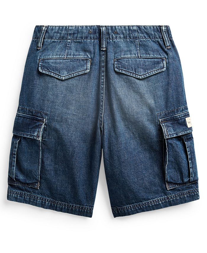 Polo Ralph Lauren Big Boys Denim Cargo Shorts - Macy's