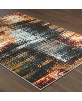 Oriental Weavers Sedona 9584a Blue Rug