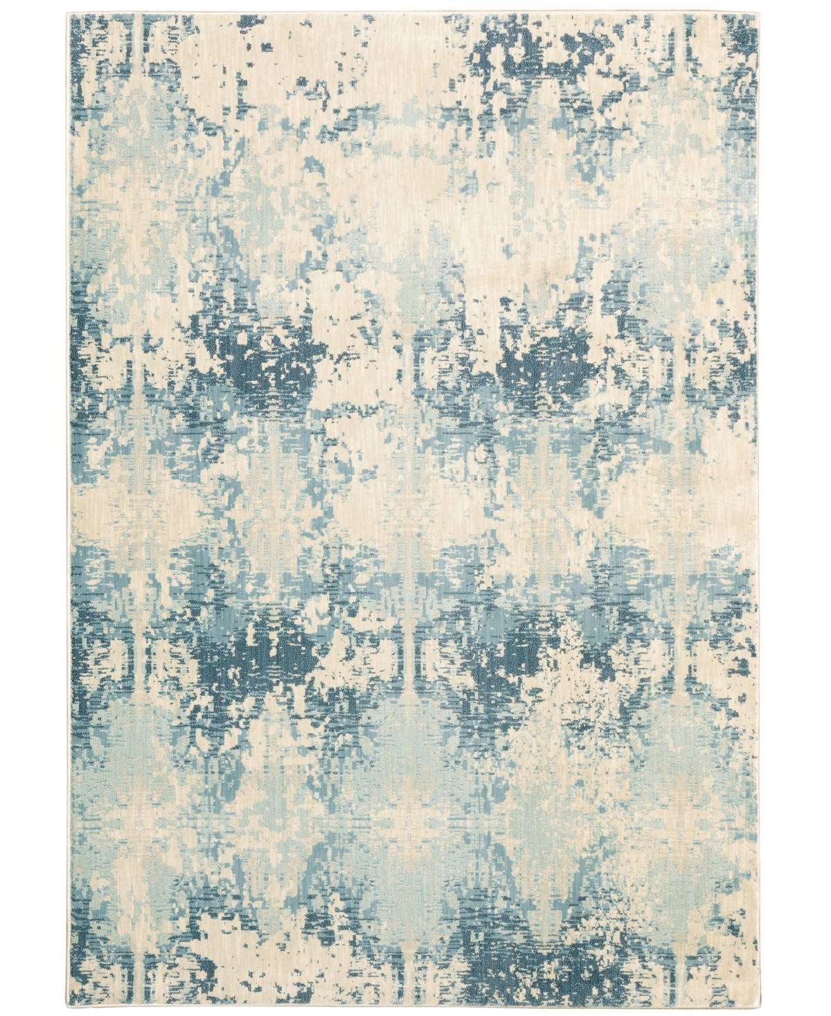 Jhb Design Arcadia ARC15 Ivory 5'3in x 7'6in Area Rug - Blue