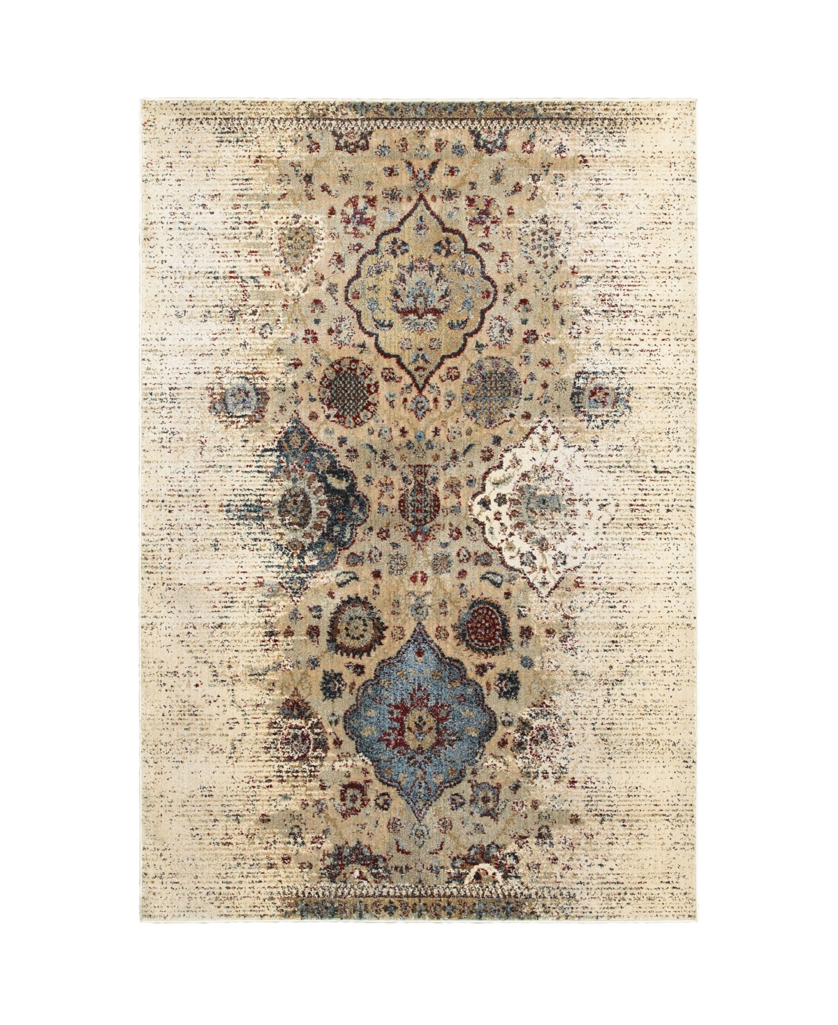Jhb Design Gotham GOT02 Ivory 9'10in x 12'10in Area Rug - Ivory