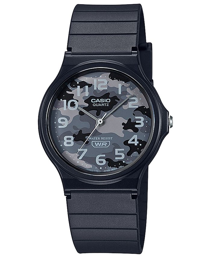 Casio - Men's Black Resin Strap Watch 35mm