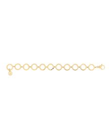 Women's Gold-Tone Circle Bracelet