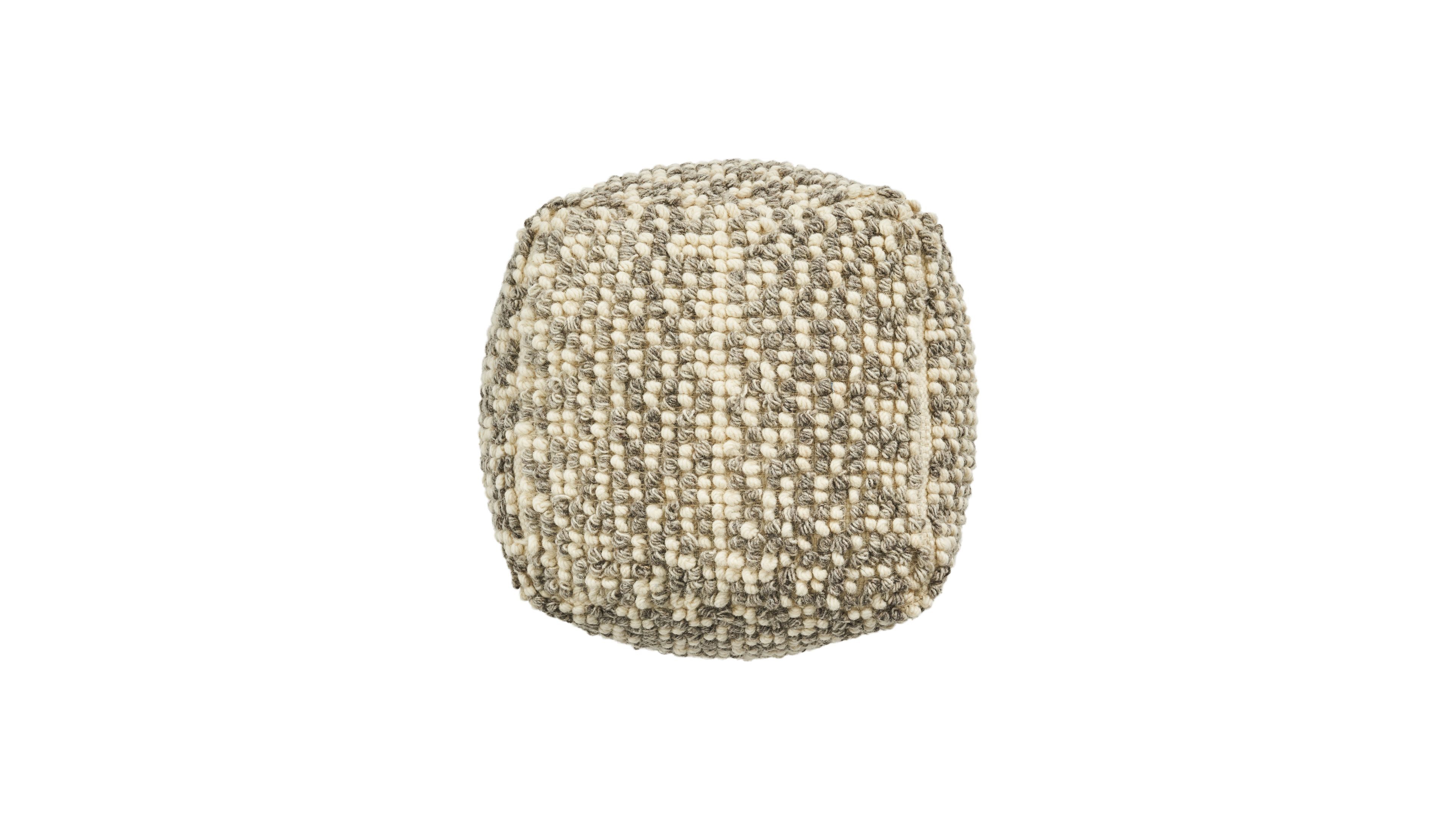 Noble House Candice Boho Ottoman Pouf