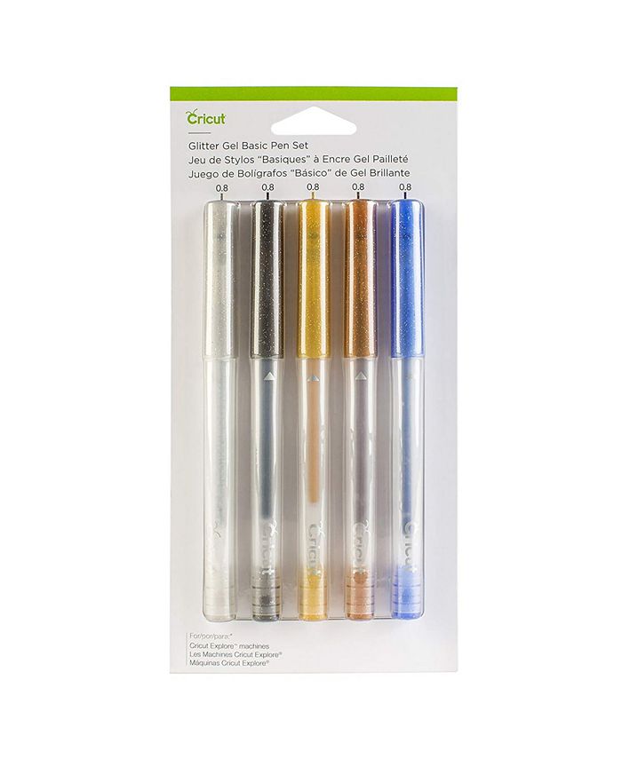 cricut Glitter Gel Basics Pen Set Macy's