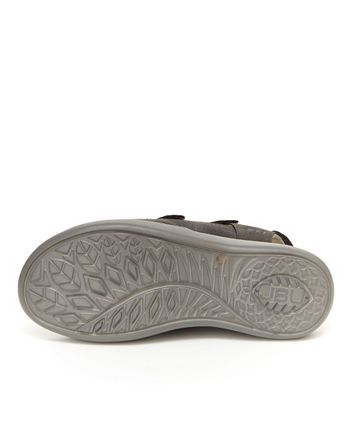 JBU By Jambu Women's Mabel Flat Sandal - Adjustable Denim-Look Vegan Straps With Memory Foam - View #4