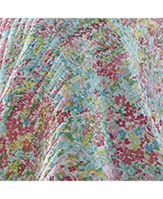 Karola Floral Reversible 3-Pc. Quilt Set, Full/Queen