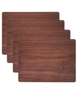 Wood Print Placemat Set of 4