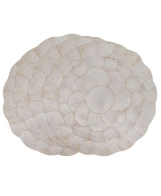 Scalloped Capiz Placemat Set of 4