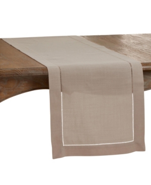 Saro Lifestyle Runner with Hemstitched Border