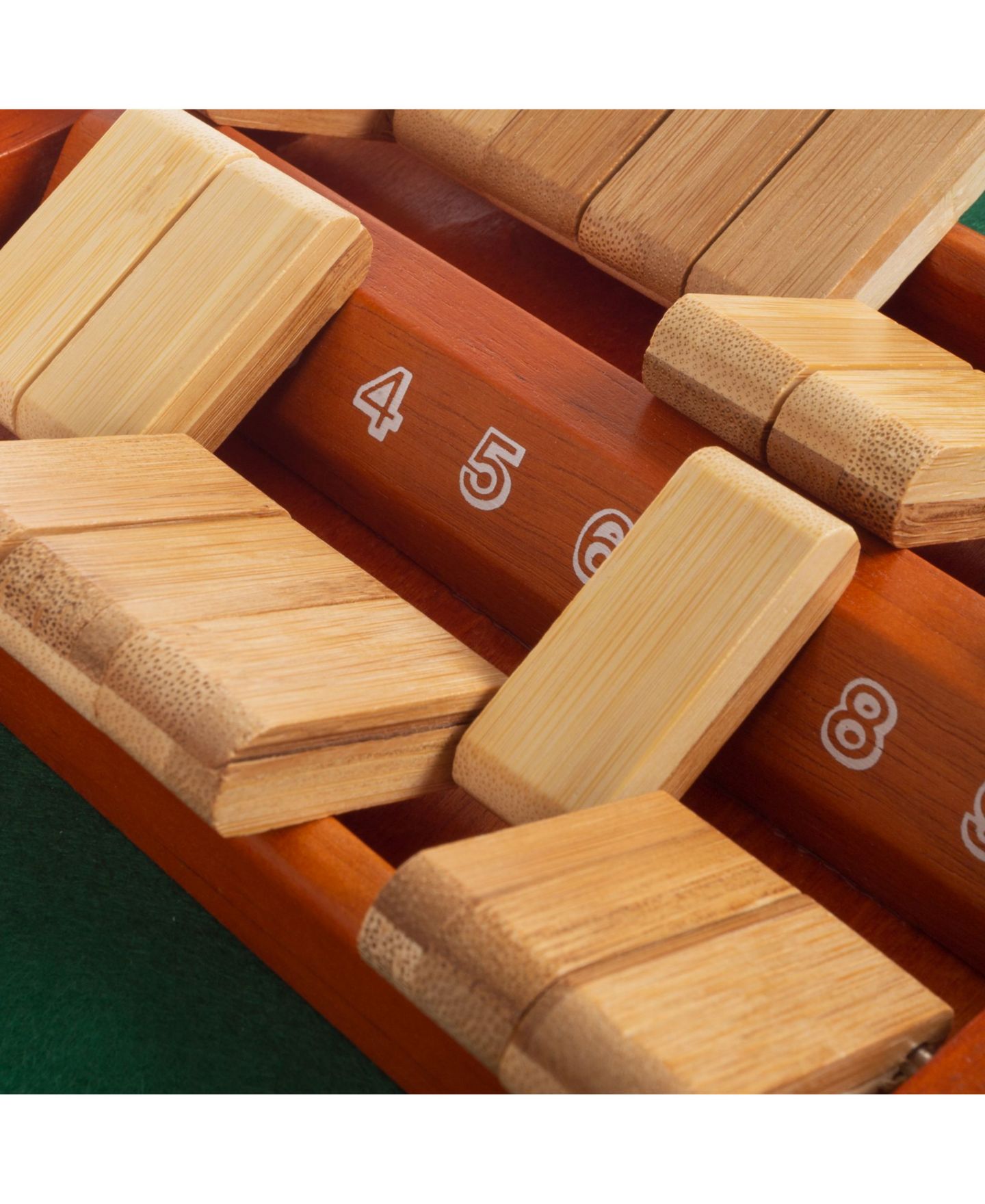 Детская настольная игра Trademark Global Shut The Box Classic 2-Player Strategy Board Game, Ages 3+ — фото 3