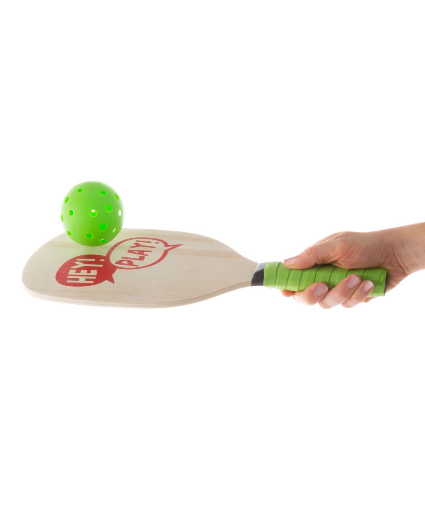 Детские игрушки Trademark Global Hey Play Lightweight Two-Player Poplar Wood Paddle Ball Game Set, Ages 5+ — фото 5