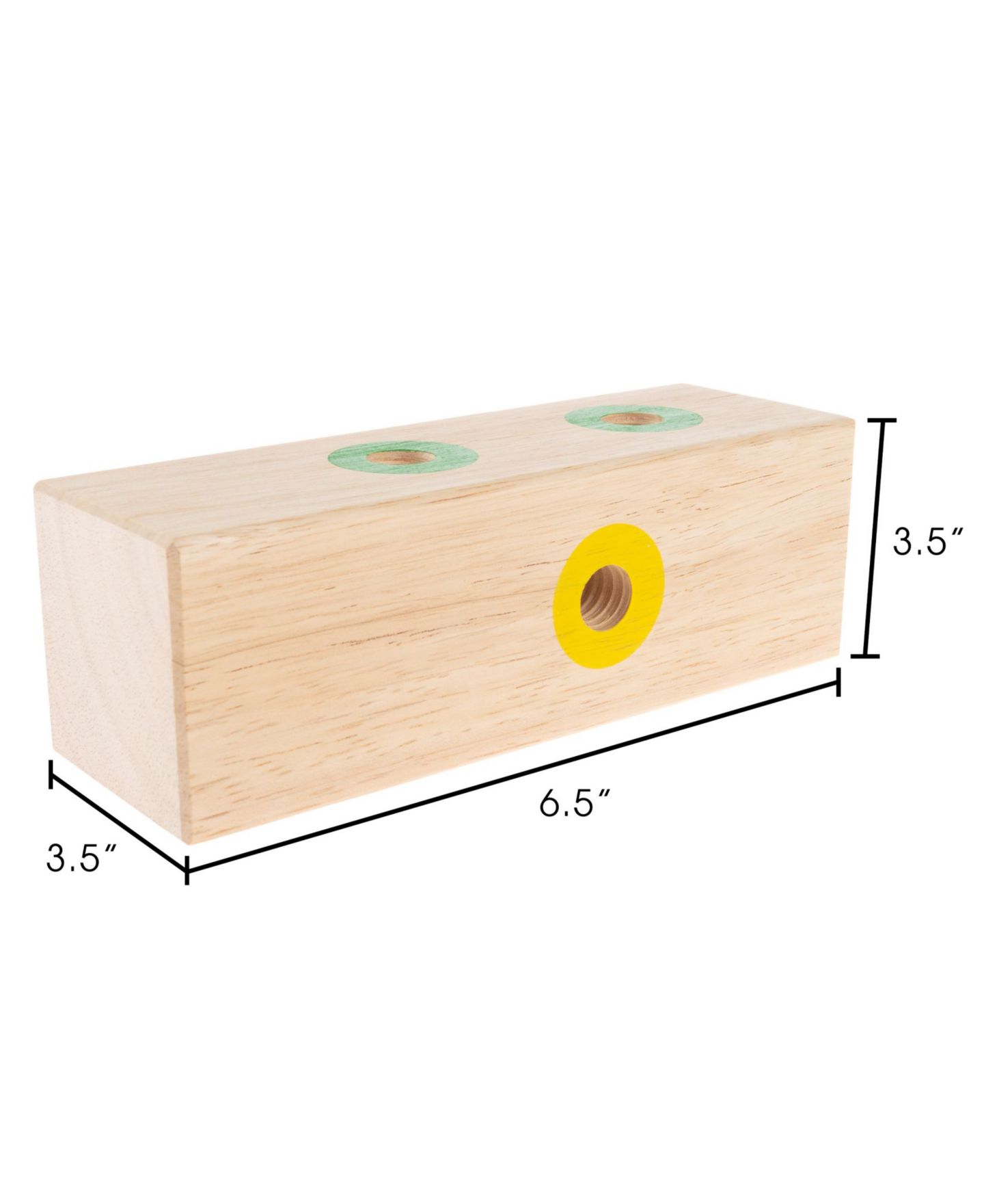 Детский конструктор Trademark Global Hey Play Screw Block Toy - Kids Wooden Manipulative With Screws And Screwdriver - Fun Fine Motor Development Activity For Boys And Girls — фото 2