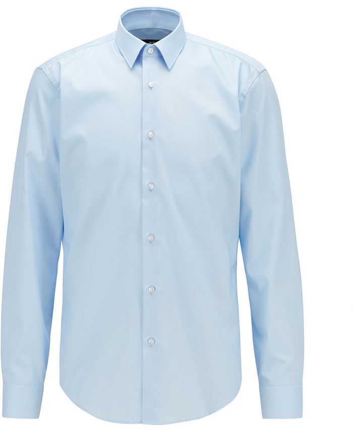 Hugo Boss BOSS Men's Eliott Light Pastel Blue Shirt & Reviews - Dress ...