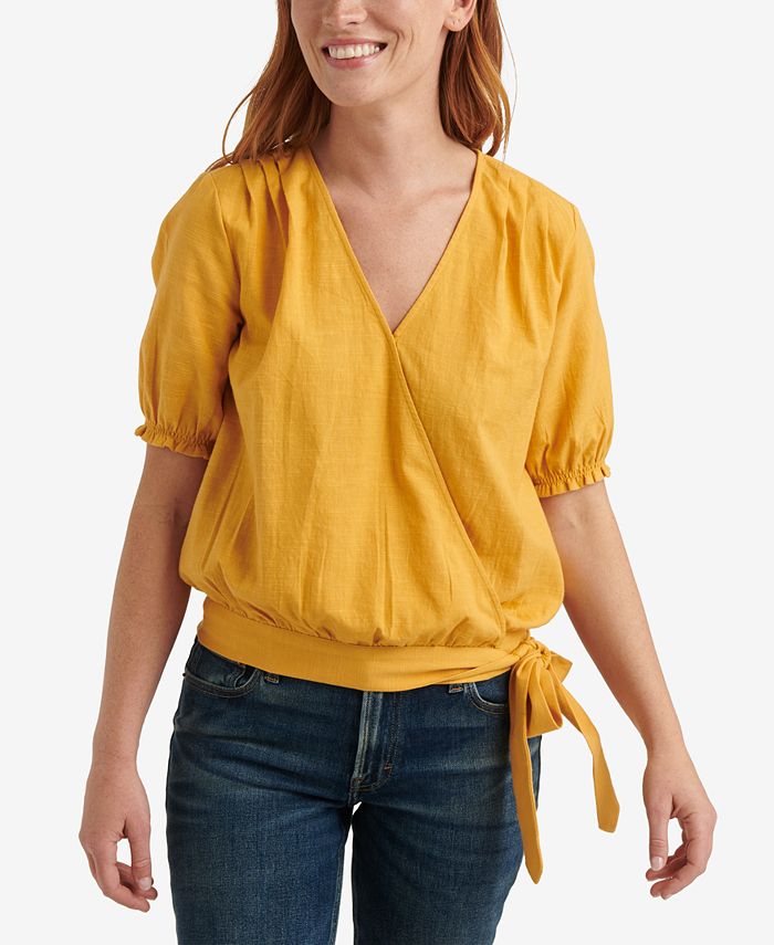 Lucky brand wrap sales top