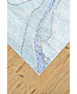 CLOSEOUT! Cosmo R8624 Robins Egg 5' x 8' Area Rug