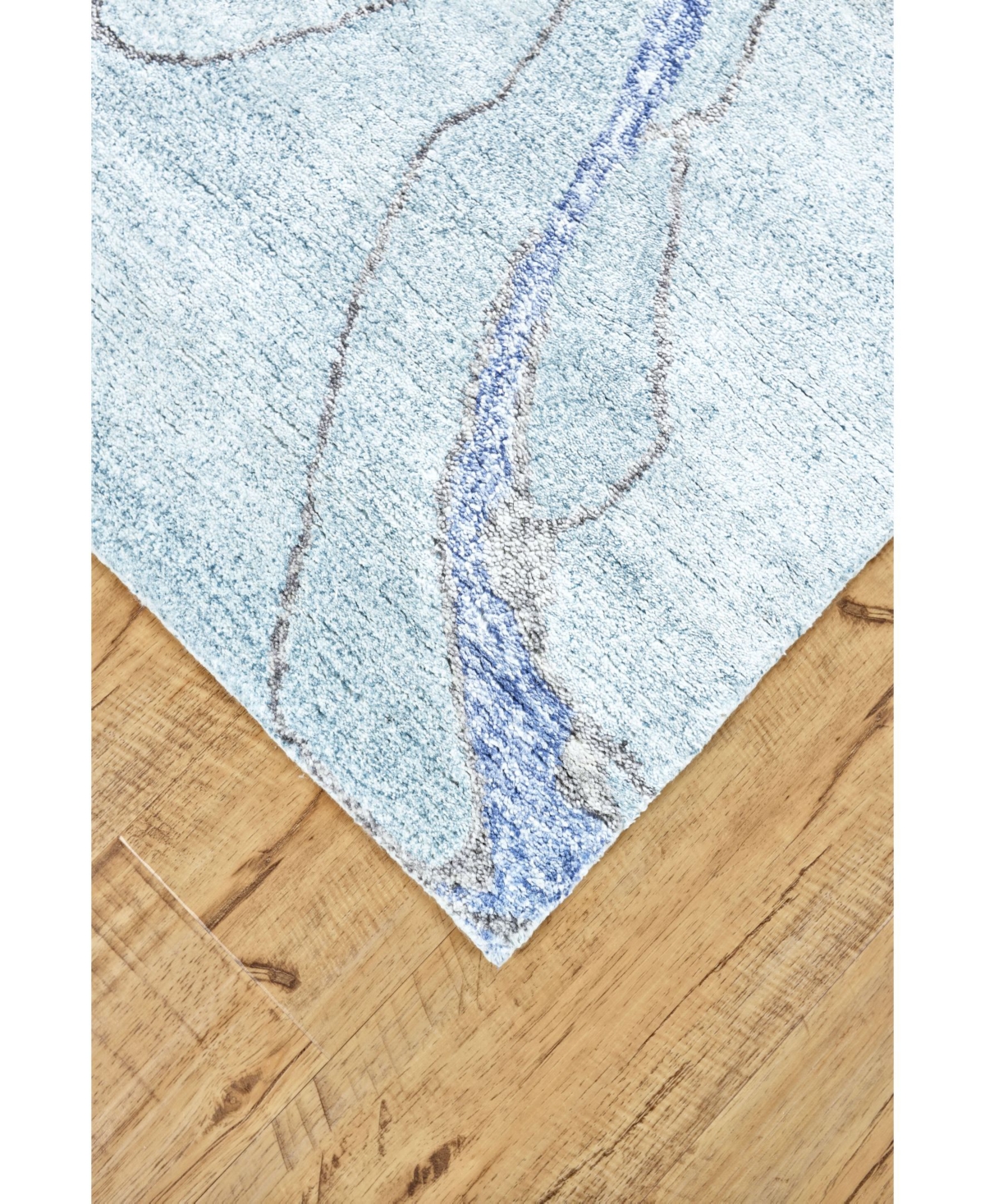 Closeout! Feizy Cosmo R8624 Robins Egg 5' 8' Area Rug