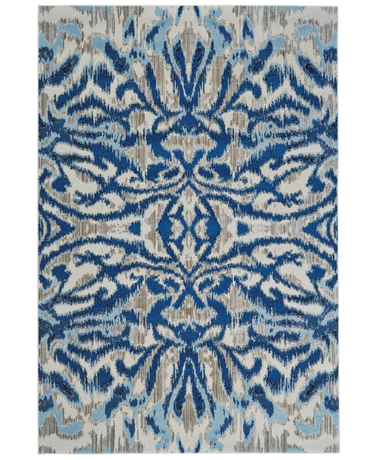 Feizy Joelle R3467 Blue 7'10in x 11'in Area Rug - Blue Haze