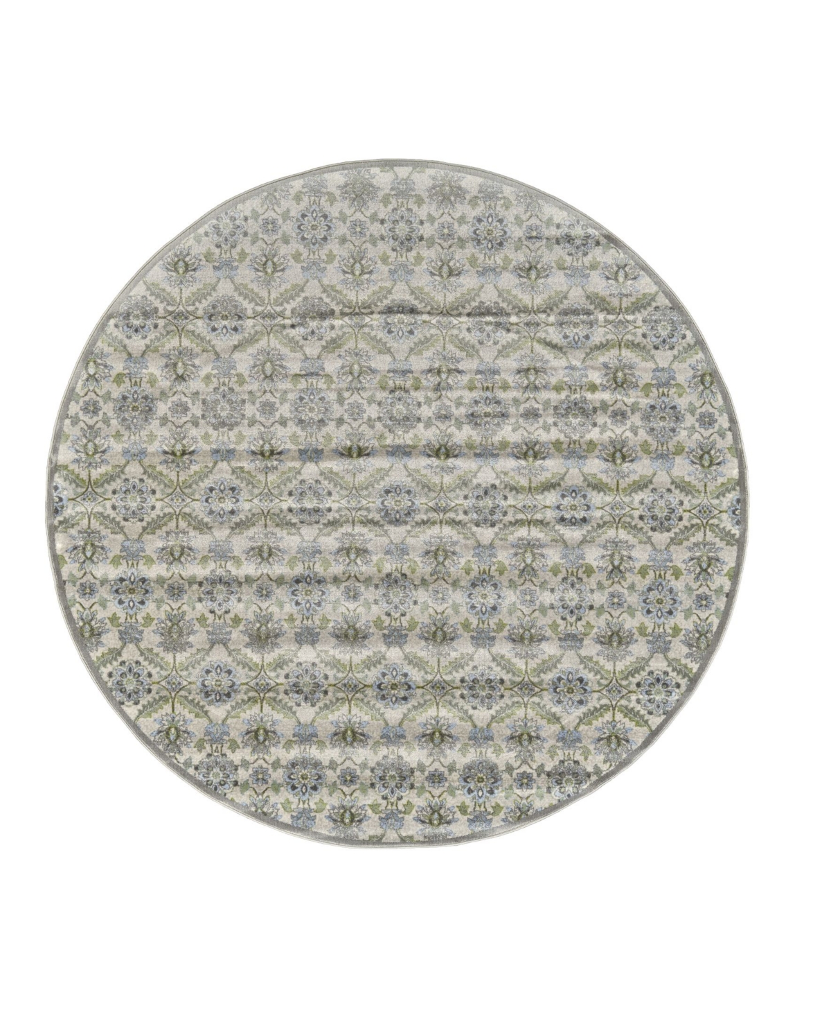 Feizy Elisa R3375 Beige 8' x 8' Round Rug - Birch