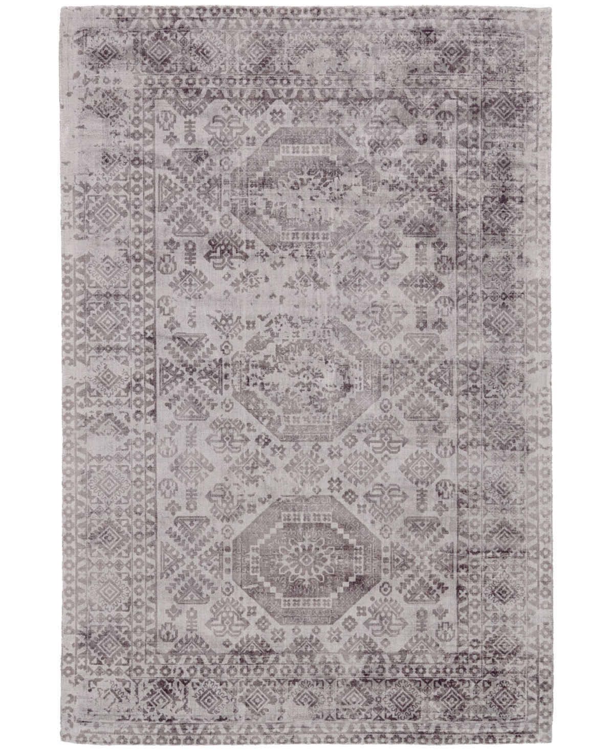 Feizy Kaylani R8377 Mushroom 3'6in x 5'6in Area Rug - Mushroom