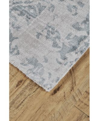 Nadia R8383 White 5' x 8' Area Rug