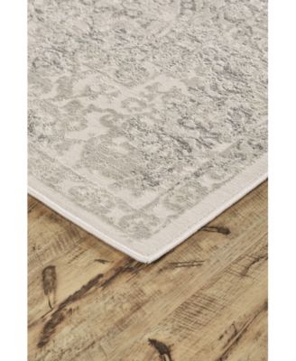 Prasad R3682 Silver 5' x 8' Area Rug