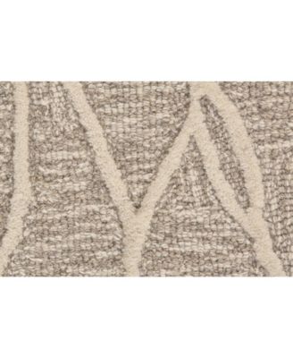 Feizy Alaina R8734 Ivory Area Rug In Black