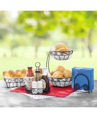 Diversified Scroll Bread Basket