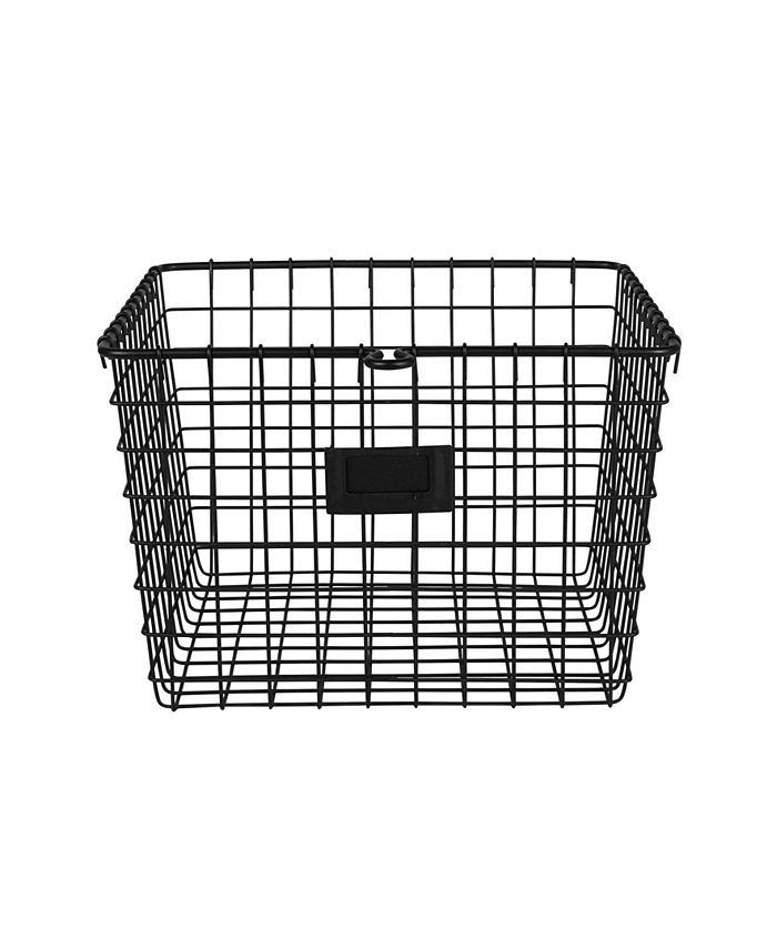 White Spectrum Diversified Wire Display Basket w/Diamond Plated Ends 