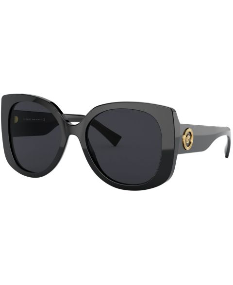 Женские солнцезащитные очки Versace Sunglasses, VE4387, цвет: Чёрный / Серый