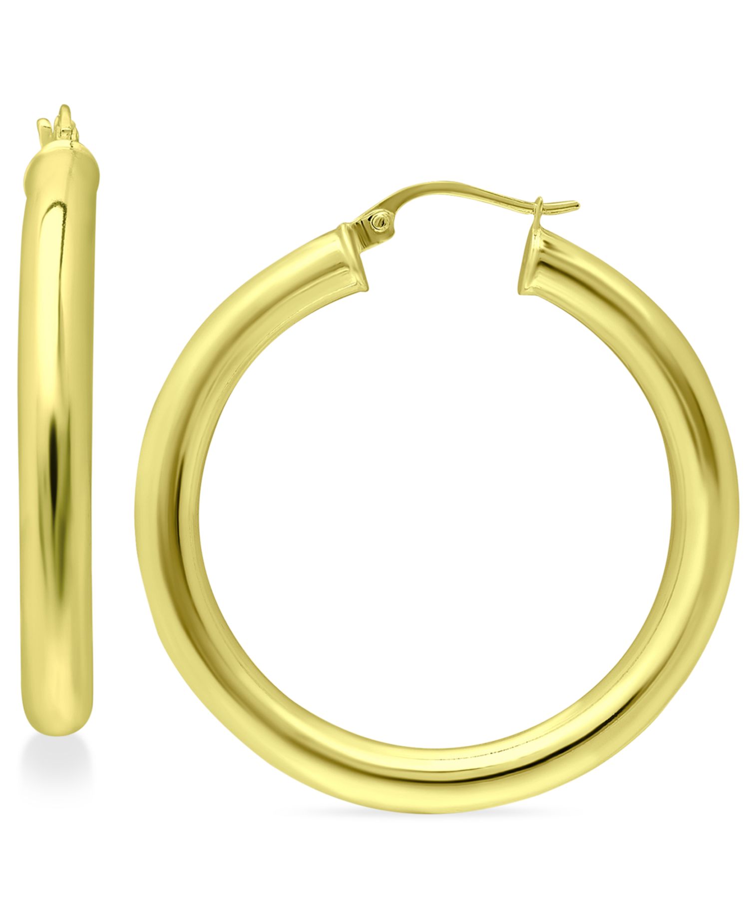 Polished Hoop Earrings