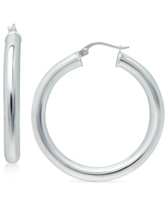 Giani Bernini Polished Hoop Earrings Created for Macys - Silver 109$