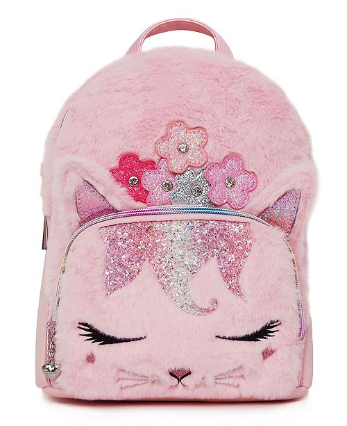 Omg Accessories Big Girls Bella Kitty Plush Mini Backpack Reviews All Kids Accessories Kids Macy S