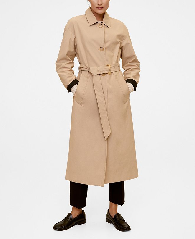 women's trench coat mango