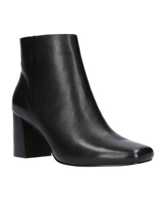 Square Toe Ankle Boots