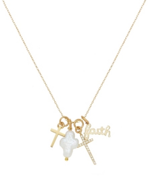 image of Ettika Gotta Have Faith Interchangeable Charm Necklace