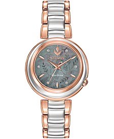 Citizen Eco-Drive Women's Anna Diamond-Accent Two-Tone Stainless Steel Bracelet Watch 31mm