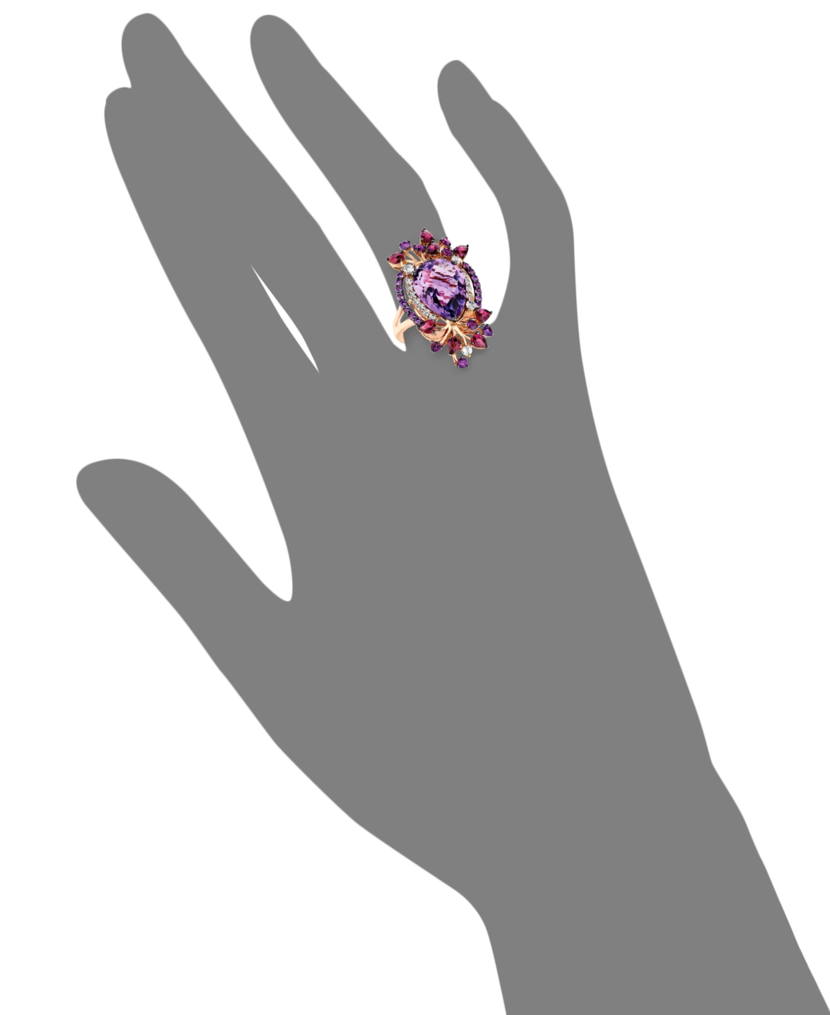 Le Vian Crazy CollectionStone Ring in 14k Strawberry Rose Gold (8 ct. t.w.) - Multi